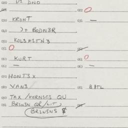 Eastern questionnaire, answ...