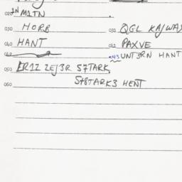 Eastern questionnaire, answ...