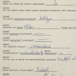 Western questionnaire, answ...