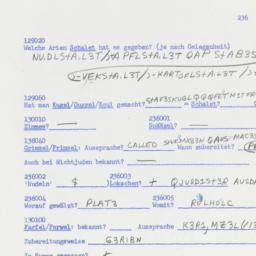 Western questionnaire, answ...