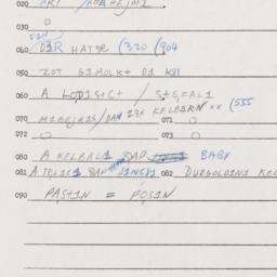 Eastern questionnaire, answ...