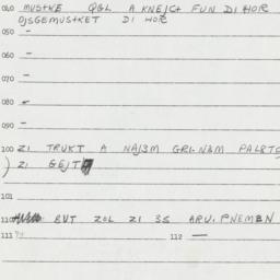Eastern questionnaire, answ...