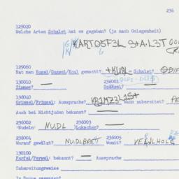 Western questionnaire, answ...