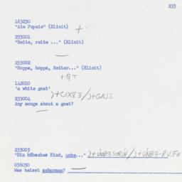 Western questionnaire, answ...