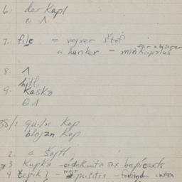 Eastern questionnaire, blue...