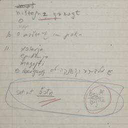 Eastern questionnaire, blue...