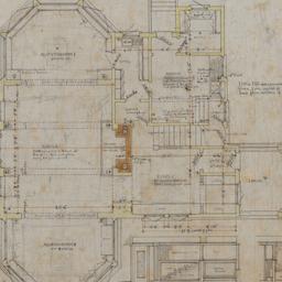 First floor plan, interior ...