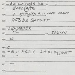 Eastern questionnaire, answ...