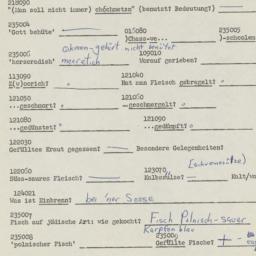 Western questionnaire, answ...
