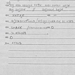 Eastern questionnaire, answ...