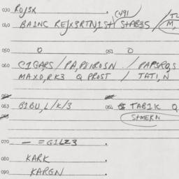 Eastern questionnaire, answ...