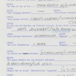 Western questionnaire, answ...