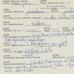Western questionnaire, answ...