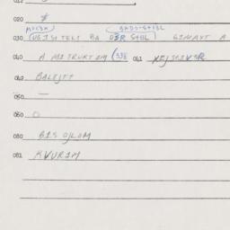 Eastern questionnaire, answ...