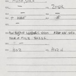 Eastern questionnaire, answ...