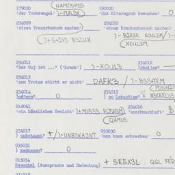 Western questionnaire, answ...