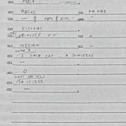 Eastern questionnaire, answ...