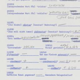 Western questionnaire, answ...