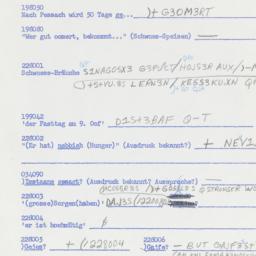 Western questionnaire, answ...