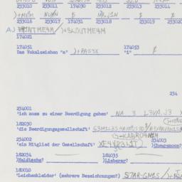 Western questionnaire, answ...