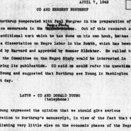 Memorandum from Charles Dol...