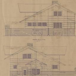 South, north elevations