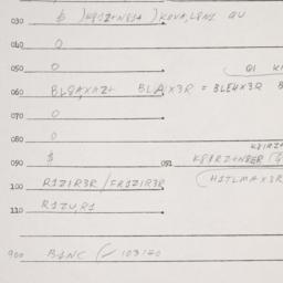 Eastern questionnaire, answ...