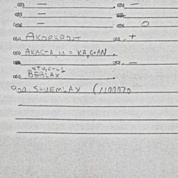 Eastern questionnaire, answ...
