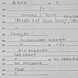 Eastern questionnaire, answ...