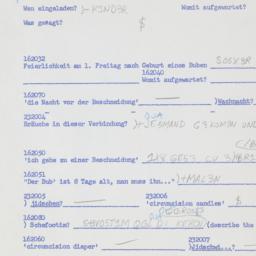 Western questionnaire, answ...