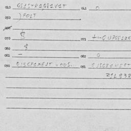 Eastern questionnaire, answ...