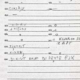 Eastern questionnaire, answ...