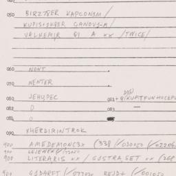 Eastern questionnaire, answ...