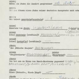 Western questionnaire, answ...