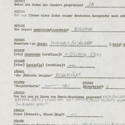 Western questionnaire, answ...