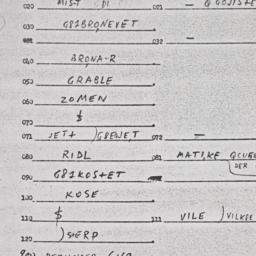 Eastern questionnaire, answ...