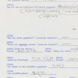 Western questionnaire, answ...