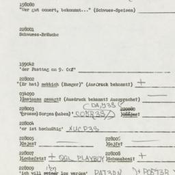 Western questionnaire, answ...