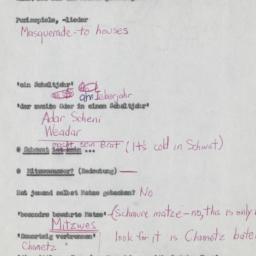 Western questionnaire, answ...