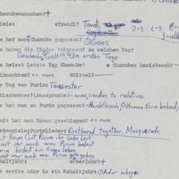Western questionnaire, answ...