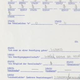 Western questionnaire, answ...