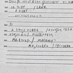 Eastern questionnaire, answ...