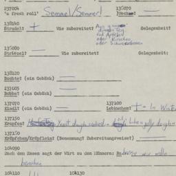 Western questionnaire, answ...