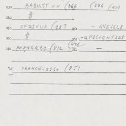 Eastern questionnaire, answ...