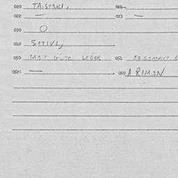Eastern questionnaire, answ...