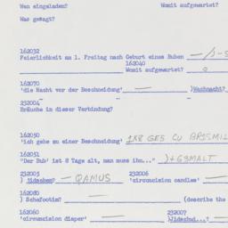 Western questionnaire, answ...
