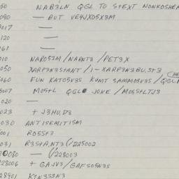 Western questionnaire, answ...