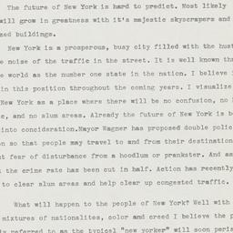 New York's Future as I ...