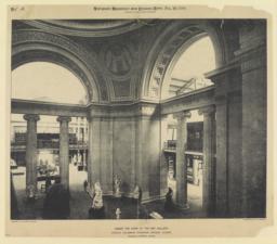 Under the dome of the Art Gallery. World's Columbian Exhibition, Chicago, Illinois. Charles B. Atwood, Architect