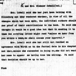 Memorandum from Florence An...